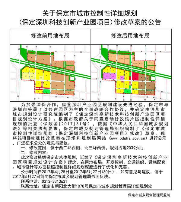 保定西部规划新蓝图，塑造未来城市新面貌