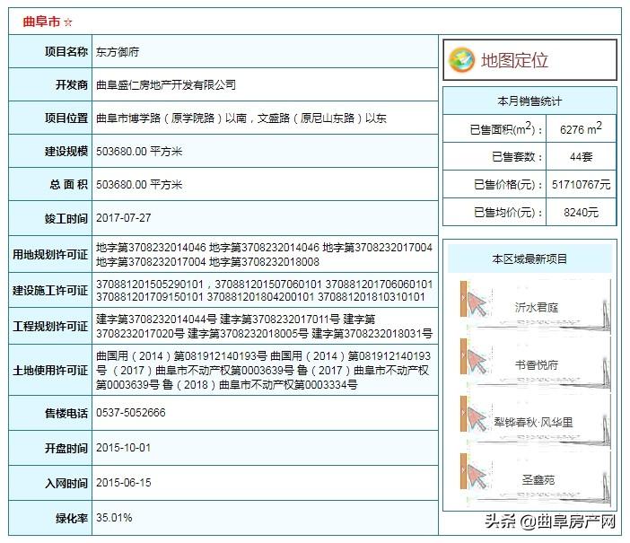 曲阜东方御府最新动态深度解析