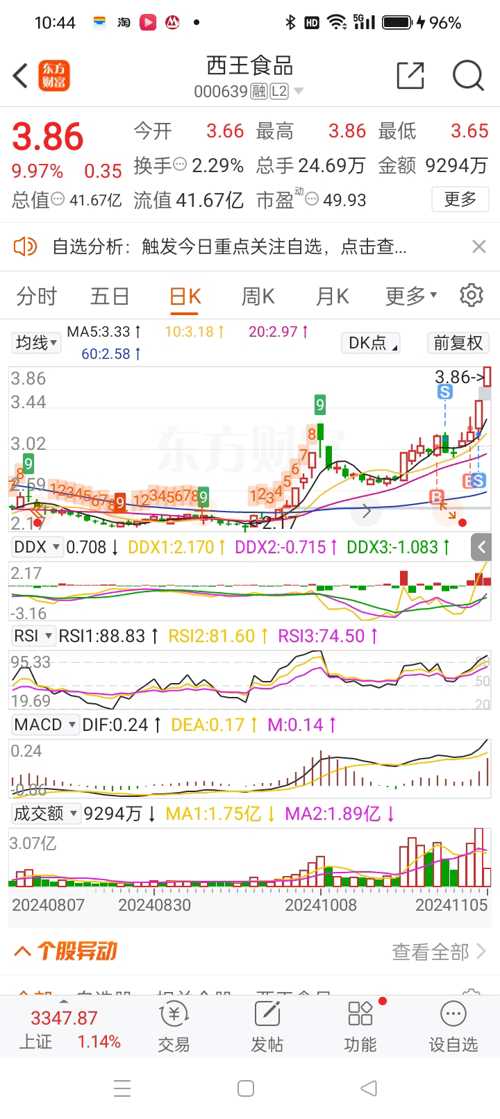 西王食品股票最新消息深度解析